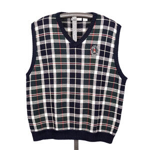 Vintage Izod Club Men's 1999 US Open Pinehurst Sweater Vest Size XXL Golf Resort